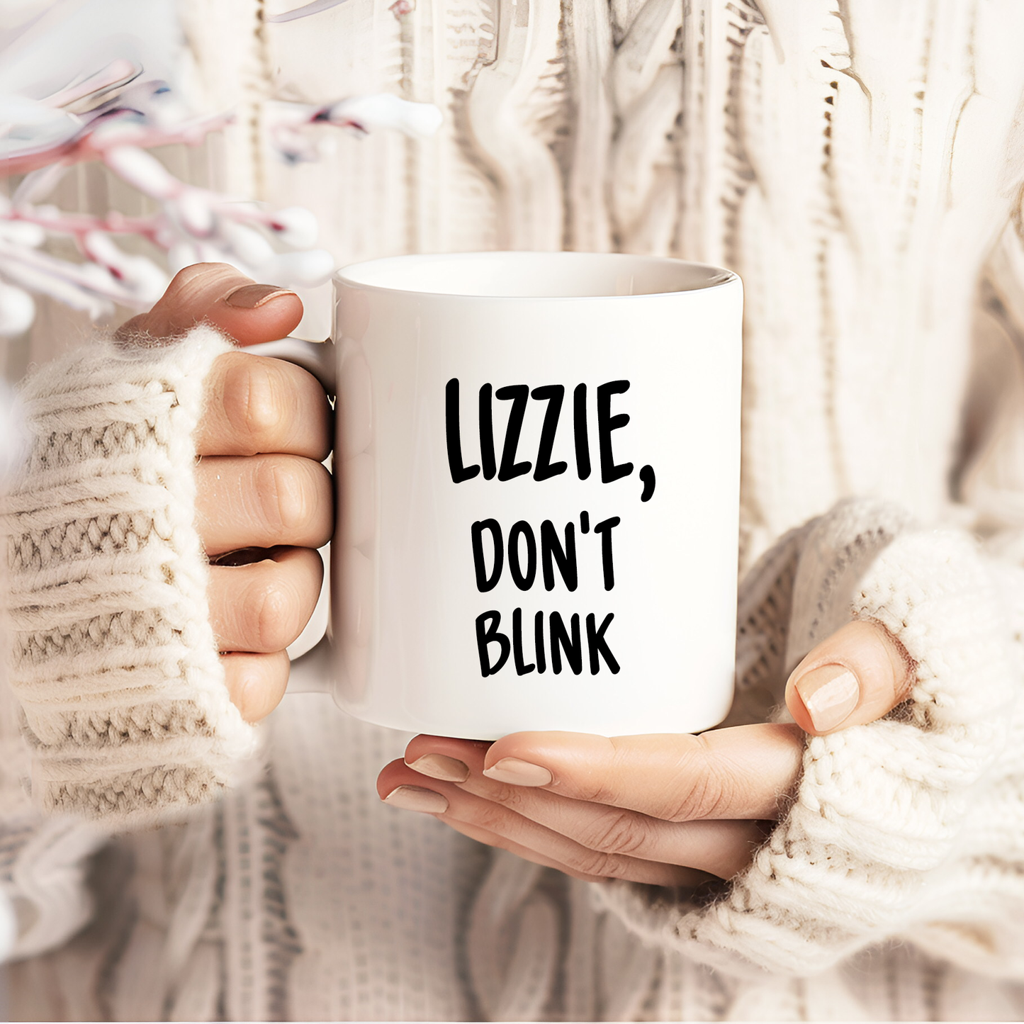 Personalised "Don't Blink" Mug – Doctor Who Inspired Gift
