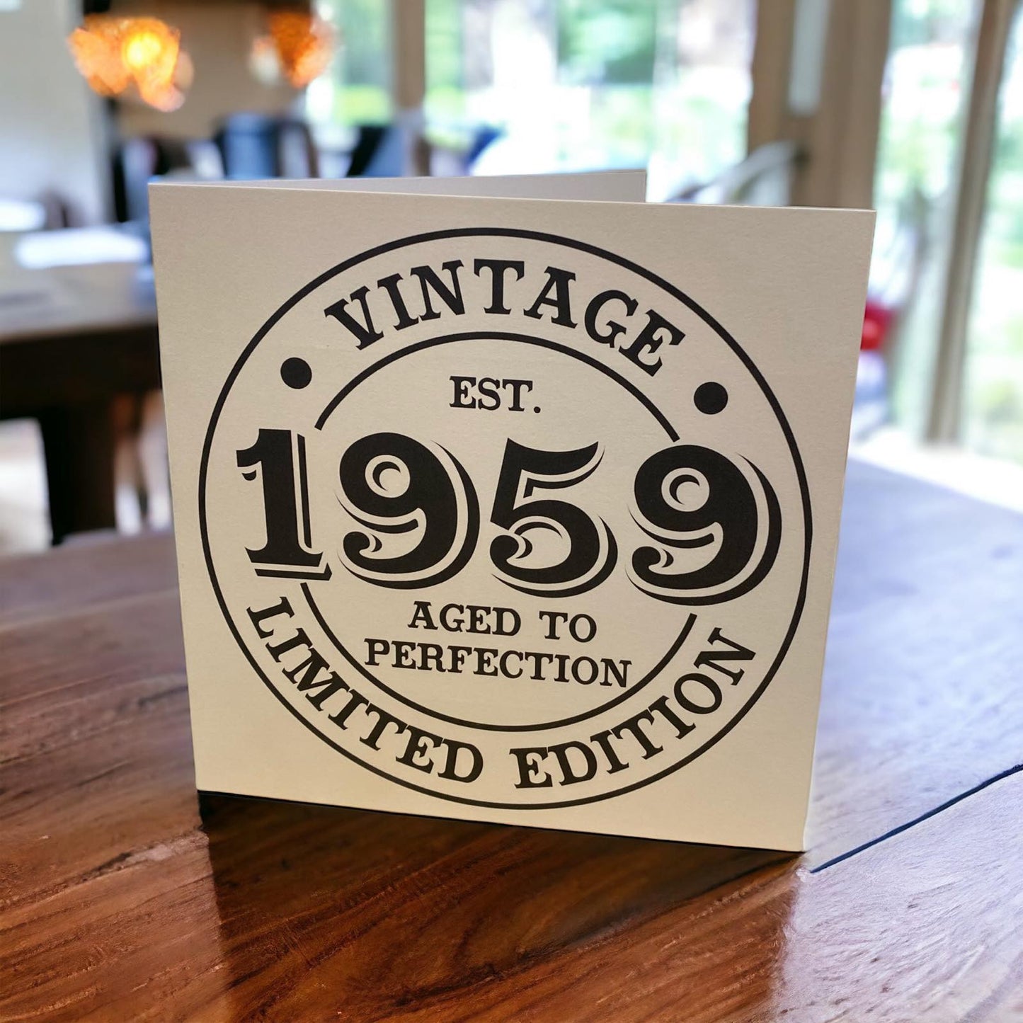 Birthday Card - Vintage Year