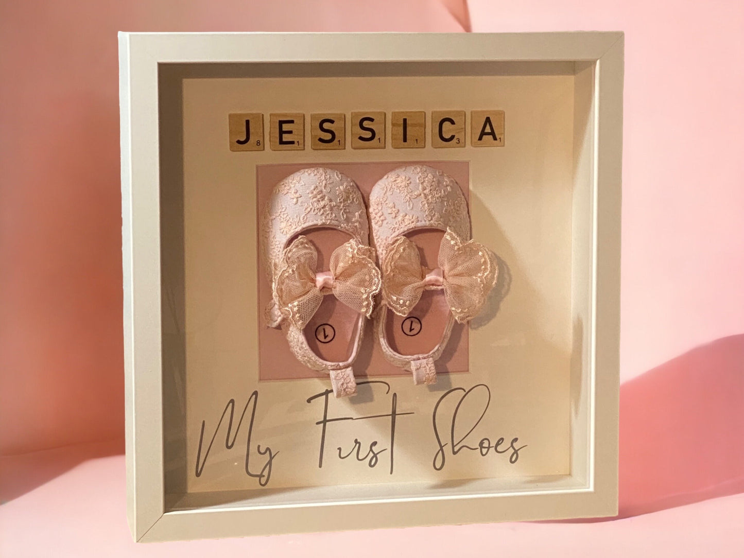 Baby Shoes Display Frame