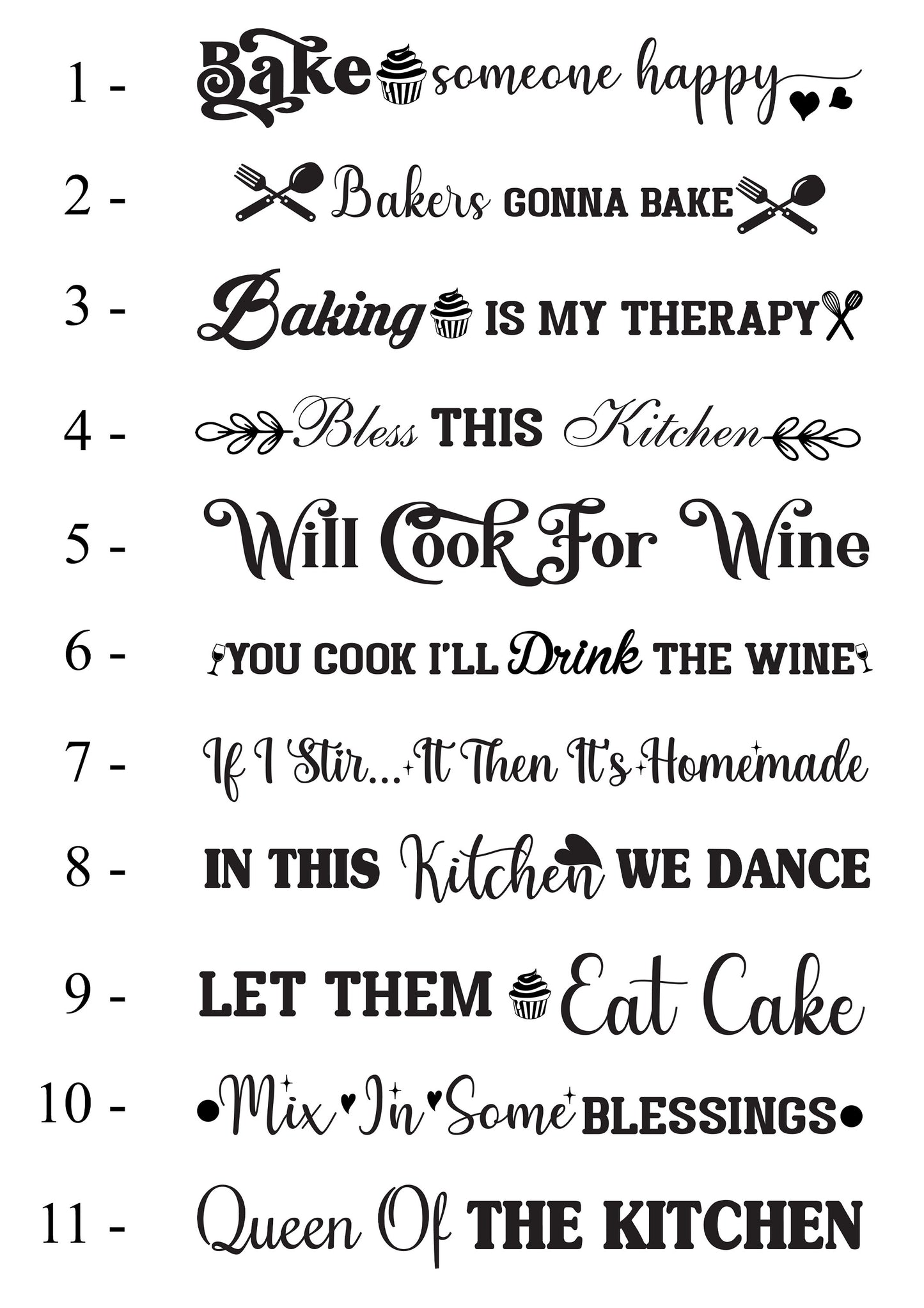 Personalised baking Spatula Set