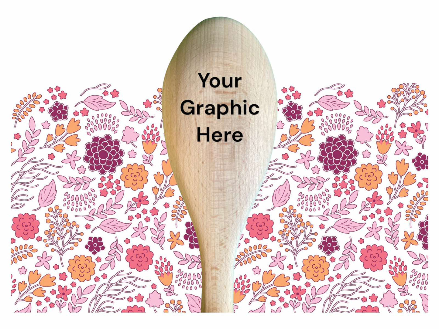 Custom Laser Engraved Wooden Spoon