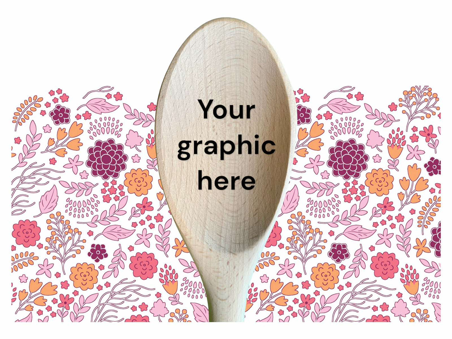 Custom Laser Engraved Wooden Spoon