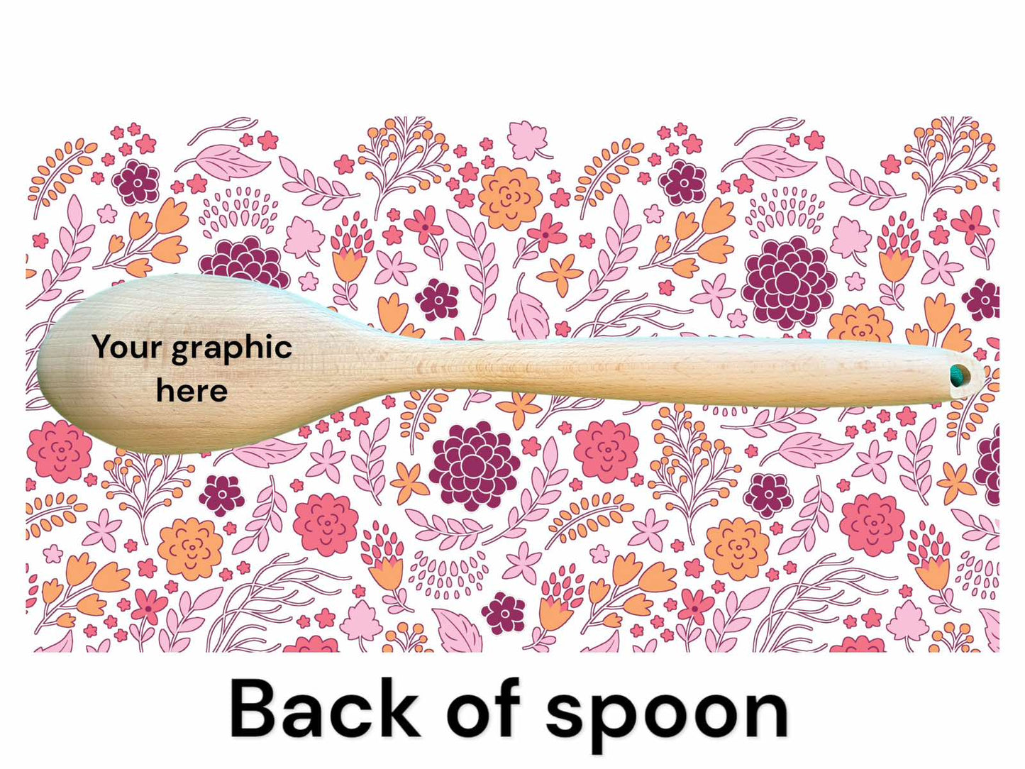 Custom Laser Engraved Wooden Spoon