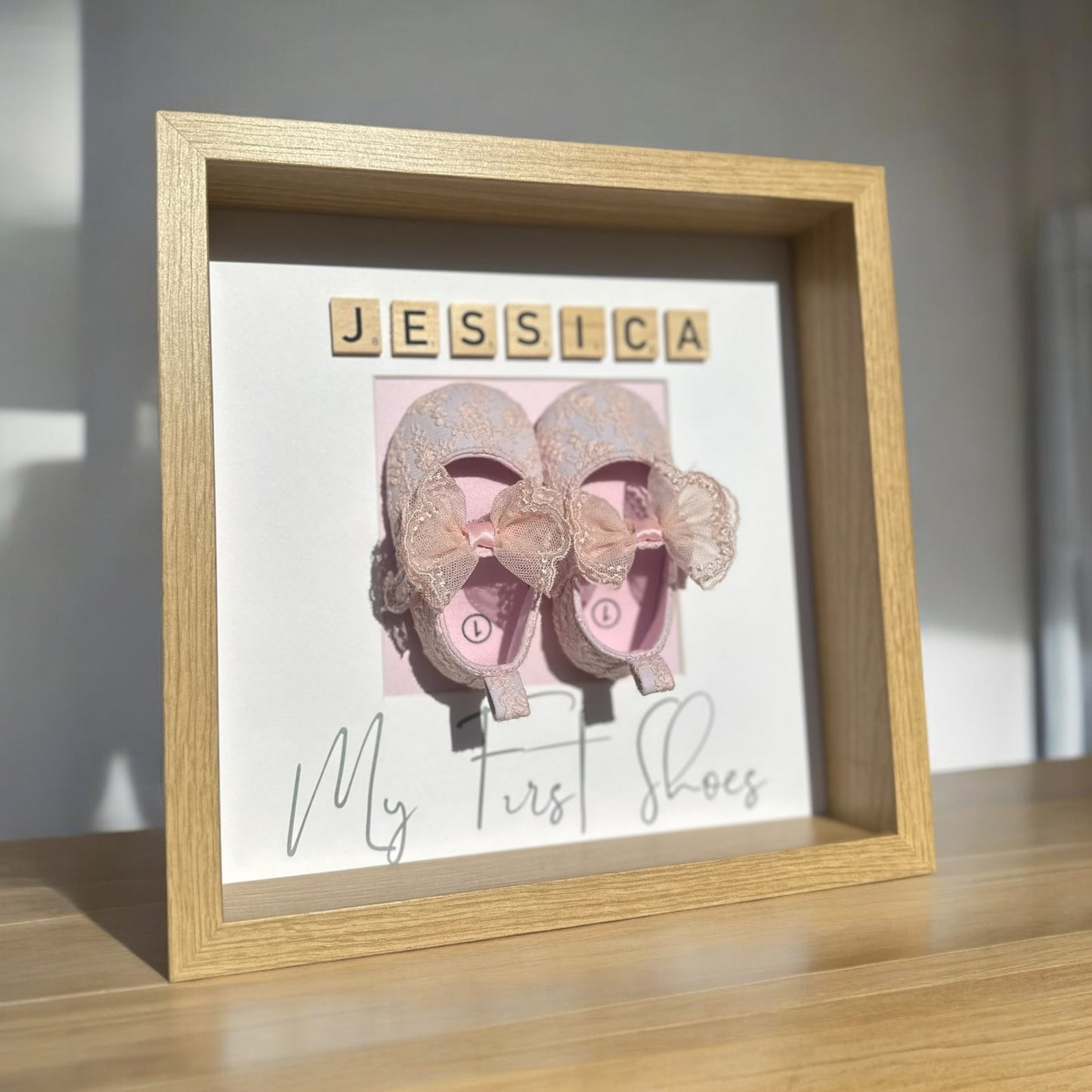 Baby Shoes Display Frame