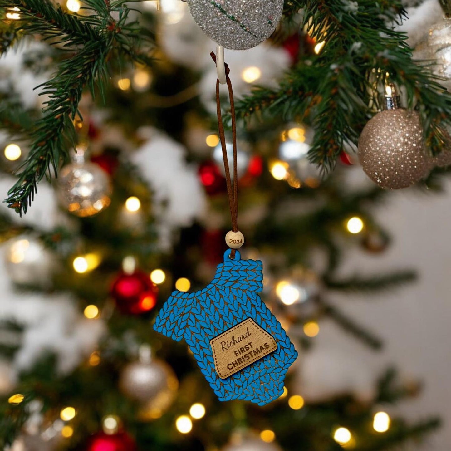 Baby's First Christmas Ornament - Personalised