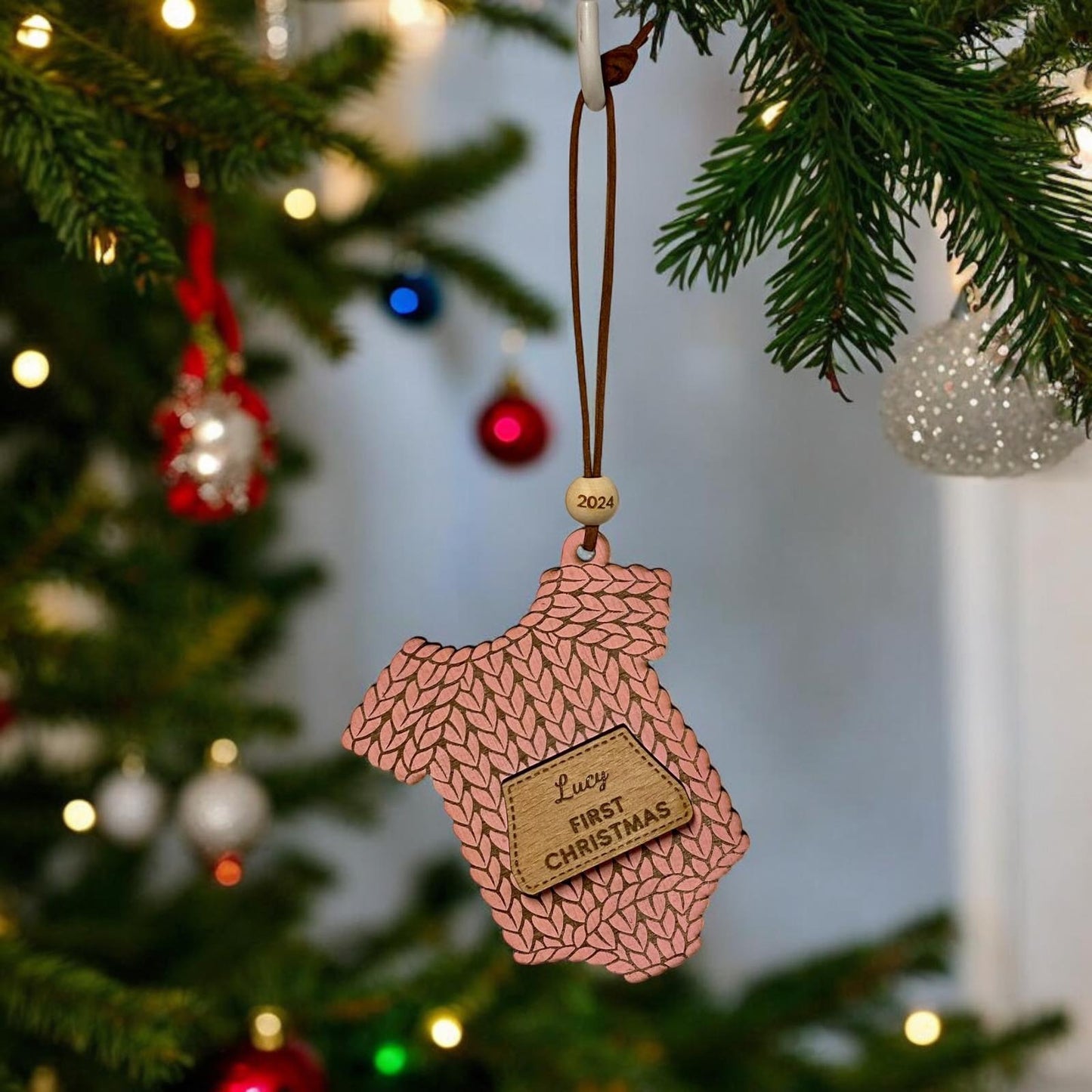 Baby's First Christmas Ornament - Personalised