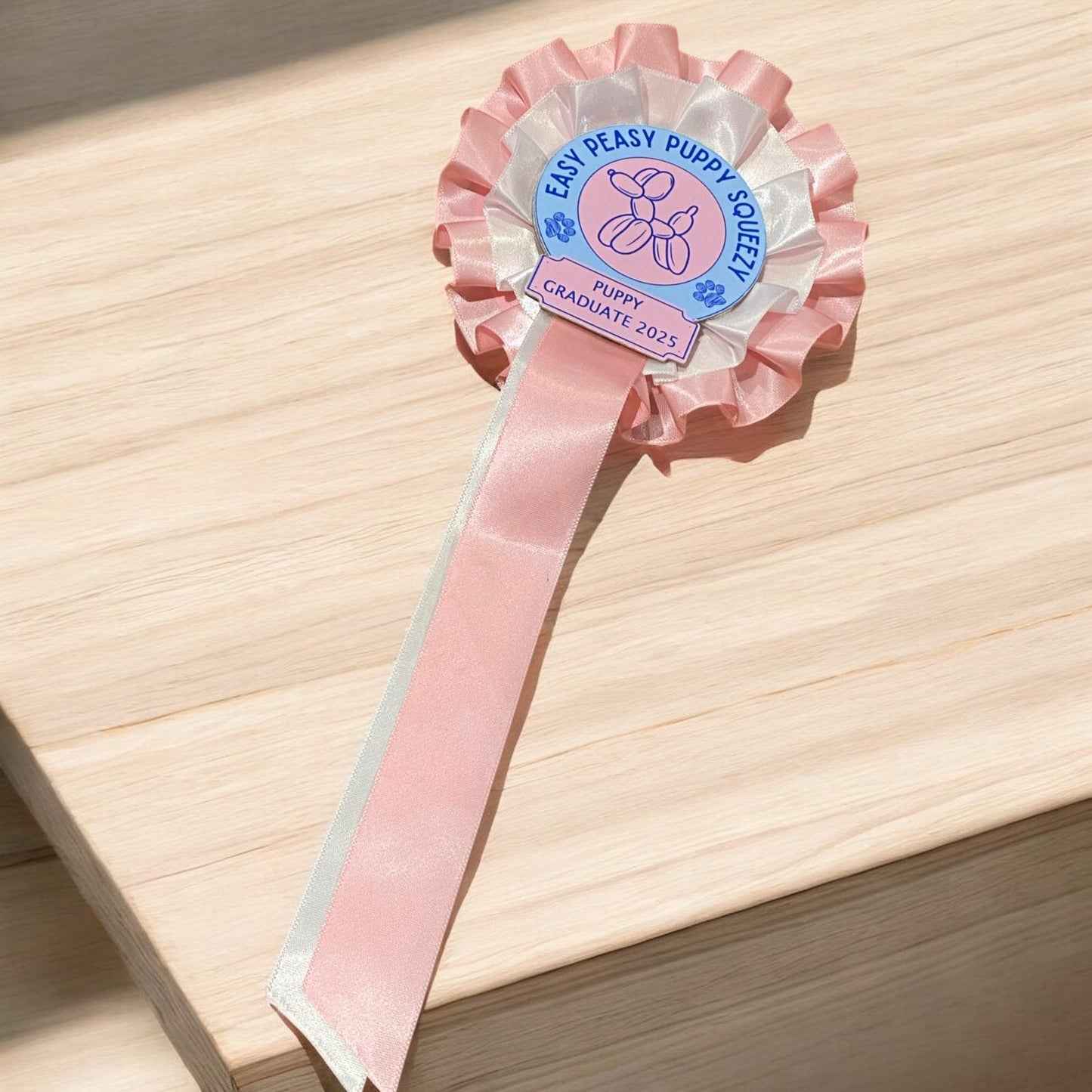 Easy Peasy Puppy Squeezy Puppy Graduate Rosettes