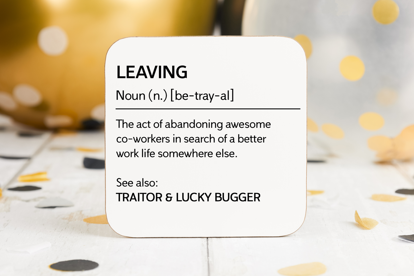 Leaving - Coaster