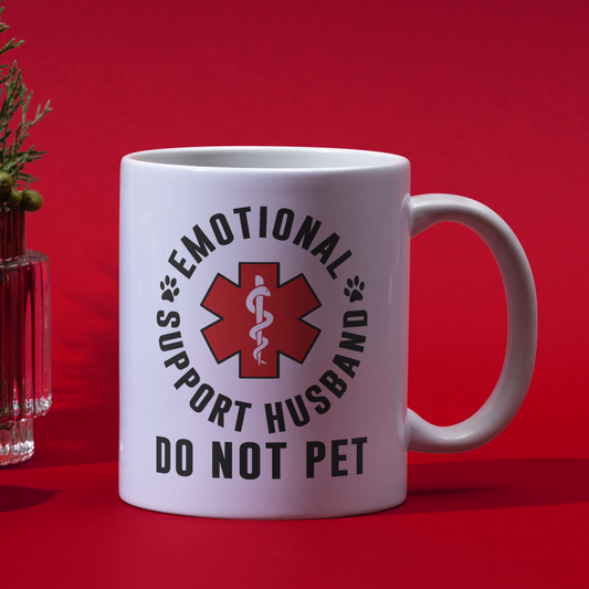 Emotional Support Husband Mug