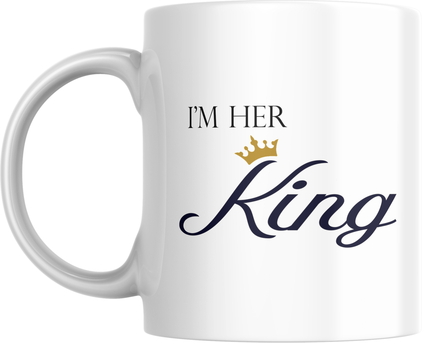 Matching King & Queen Mugs – Romantic Gift for Him and Her