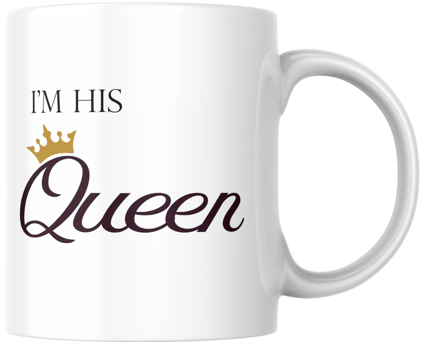 Matching King & Queen Mugs – Romantic Gift for Him and Her