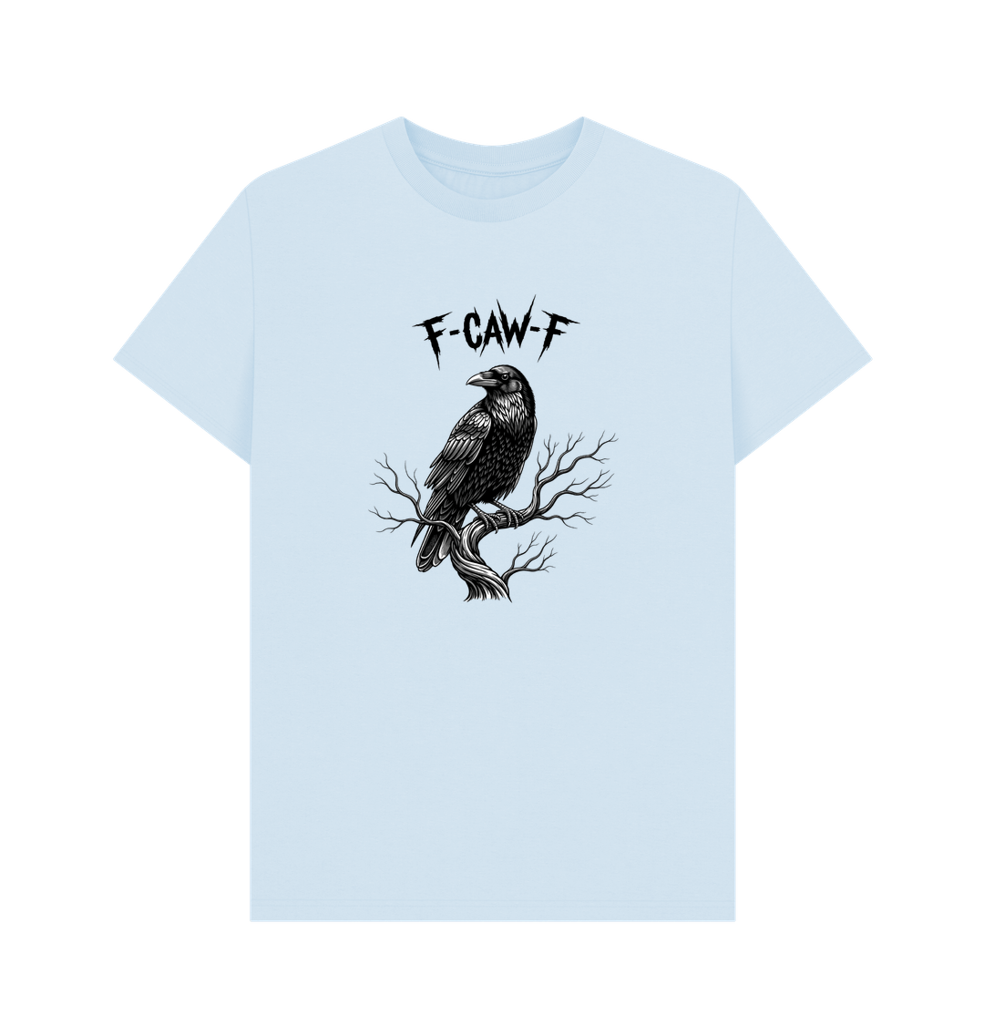 Sky Blue Printed T-shirt Front