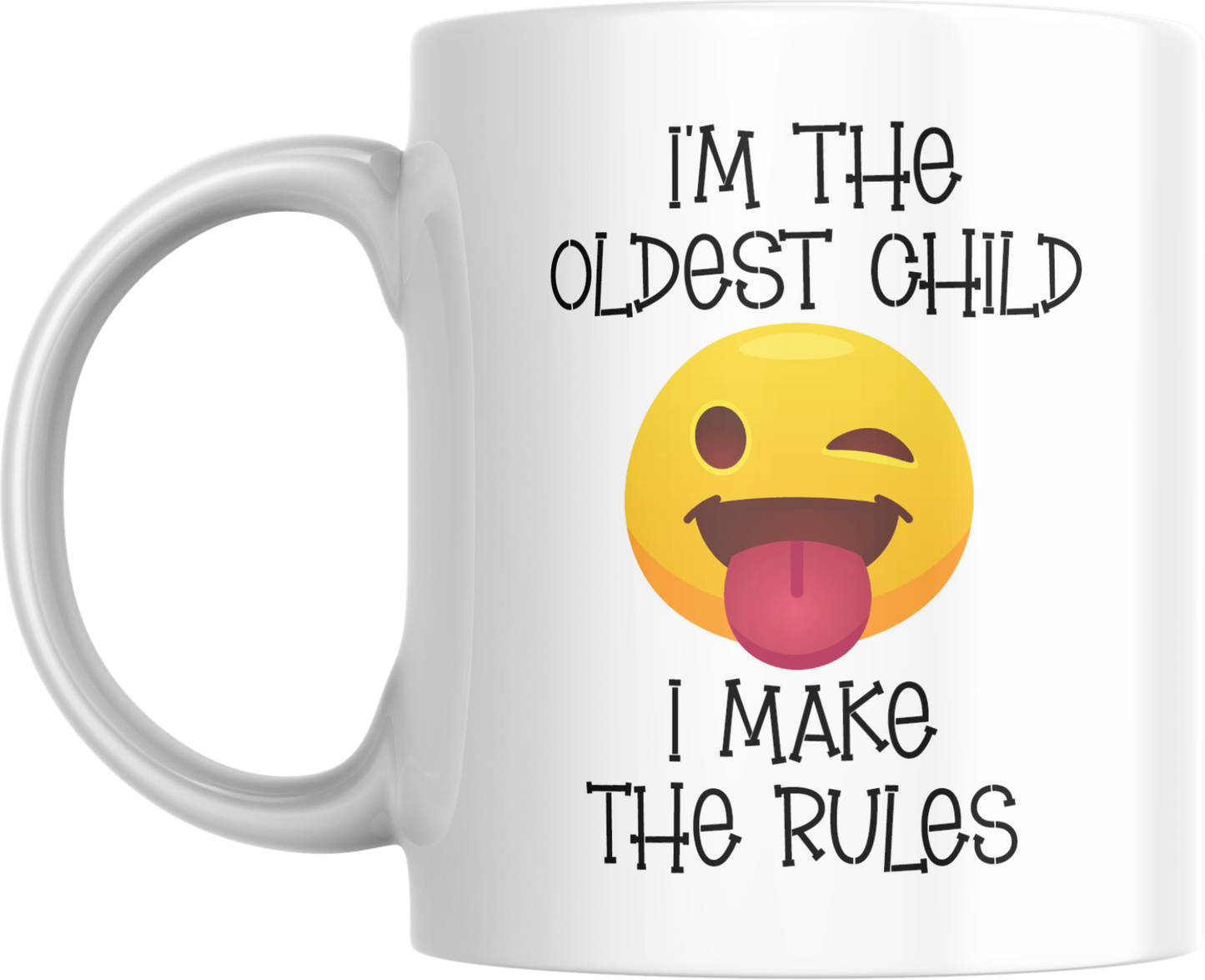 Funny Sibling Mug Set – “Oldest Child / Youngest Child” (Set of 2)