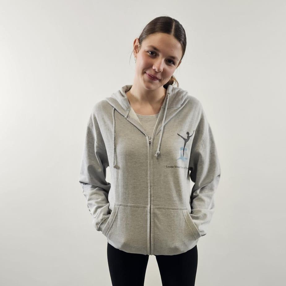 Louise Vincent School of Dance Heather Grey Zoodie