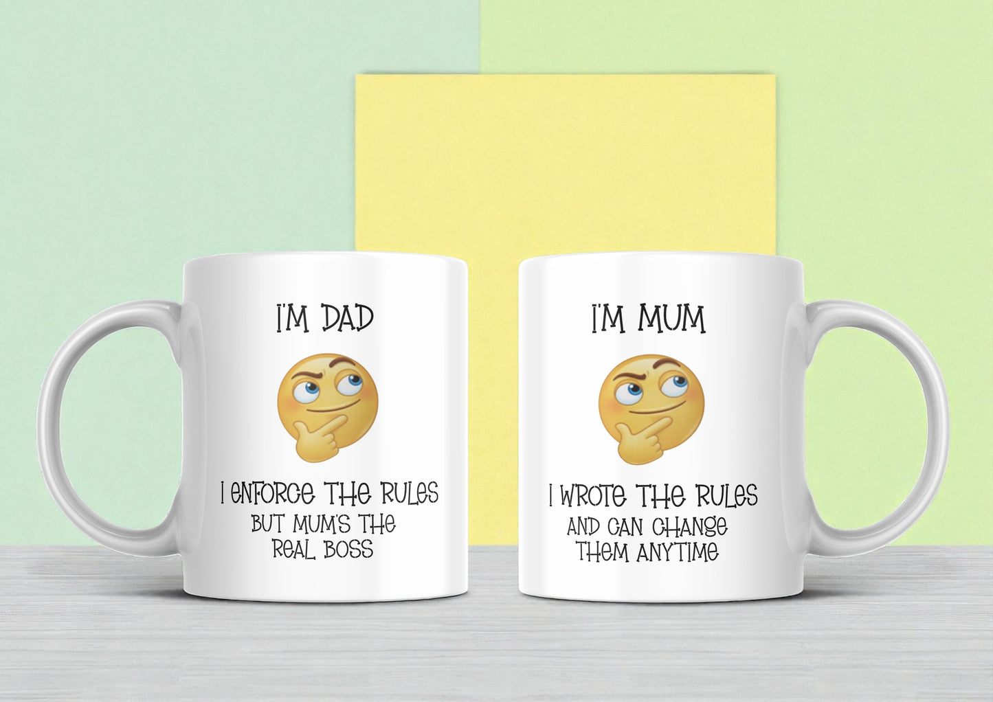 The Ultimate Parent Power Mug Set – Because Every Family Needs Its Rulers