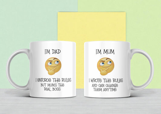 The Ultimate Parent Power Mug Set – Because Every Family Needs Its Rulers