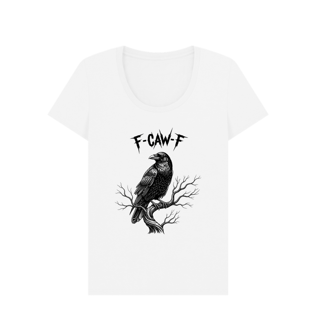 White Printed T-shirt Front