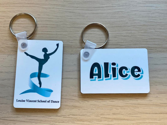 Louise Vincent School of Dance - Personalised Keyring