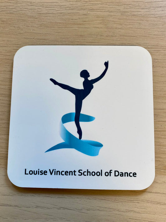 Louise Vincent School of Dance - Logo Coaster
