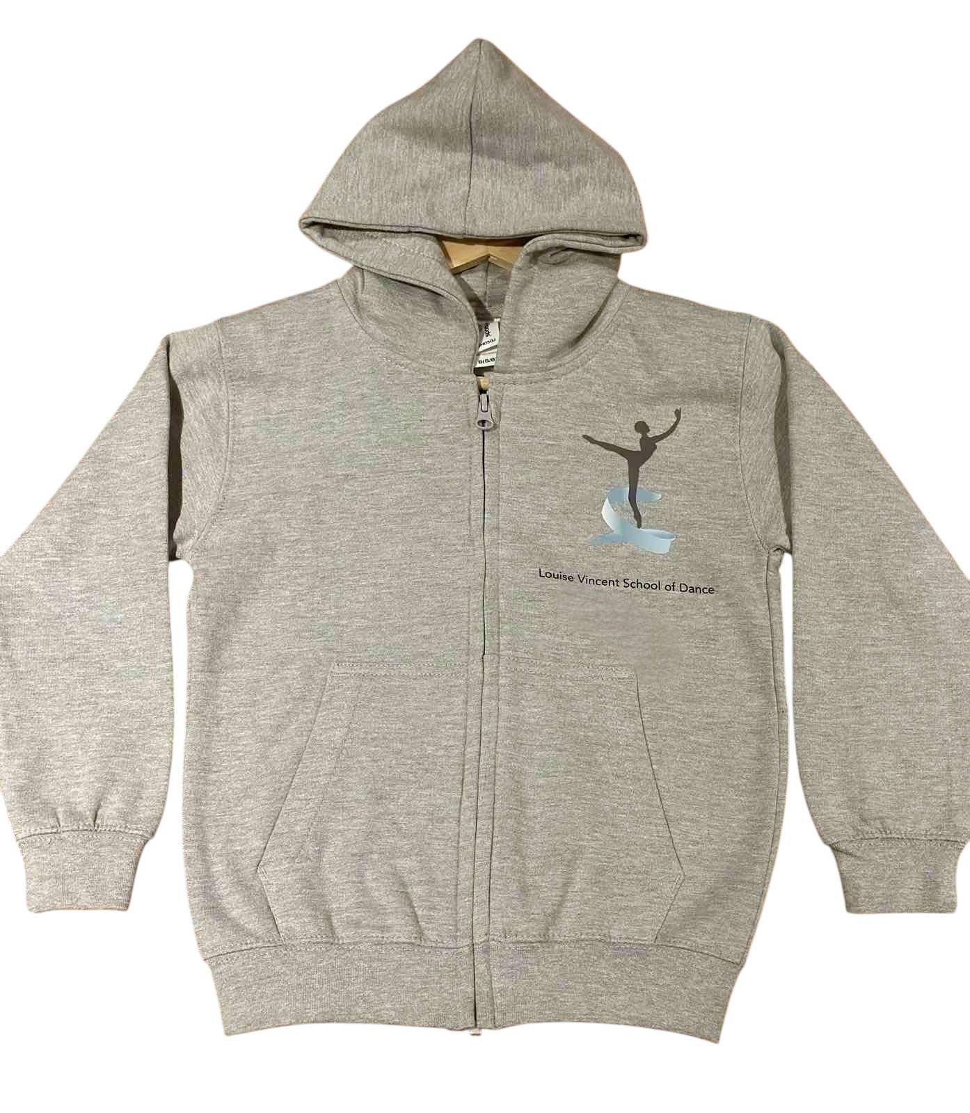 Louise Vincent School of Dance Heather Grey Zoodie