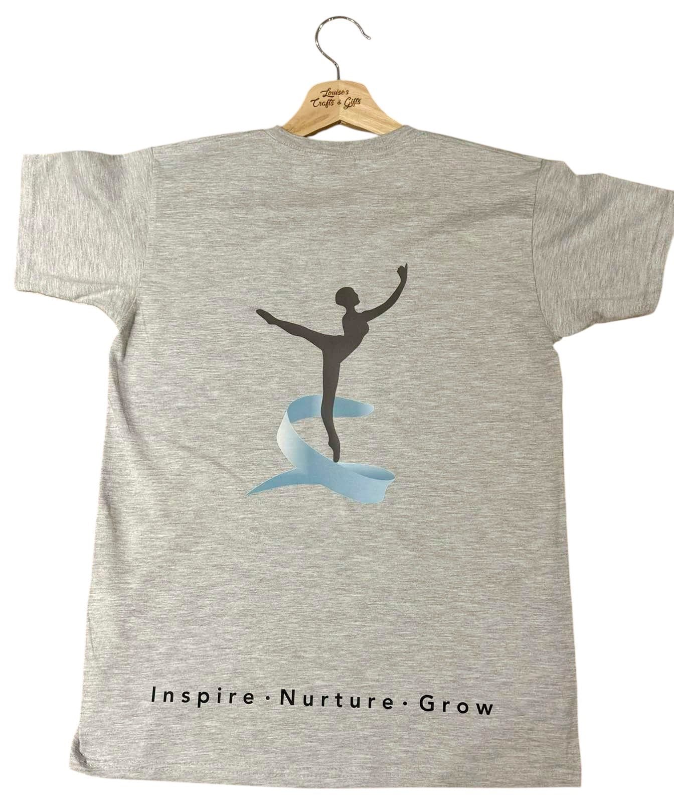Louise Vincent School of Dance Ladies’ Heather Grey T-Shirt
