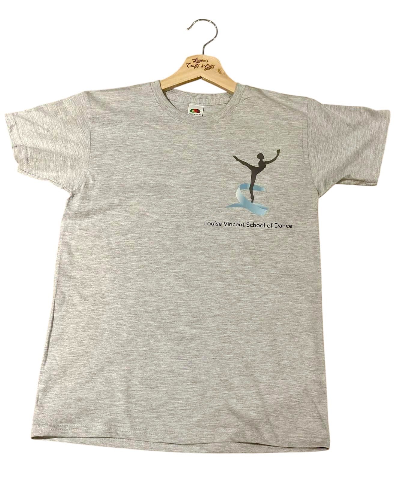 Louise Vincent School of Dance Ladies’ Heather Grey T-Shirt
