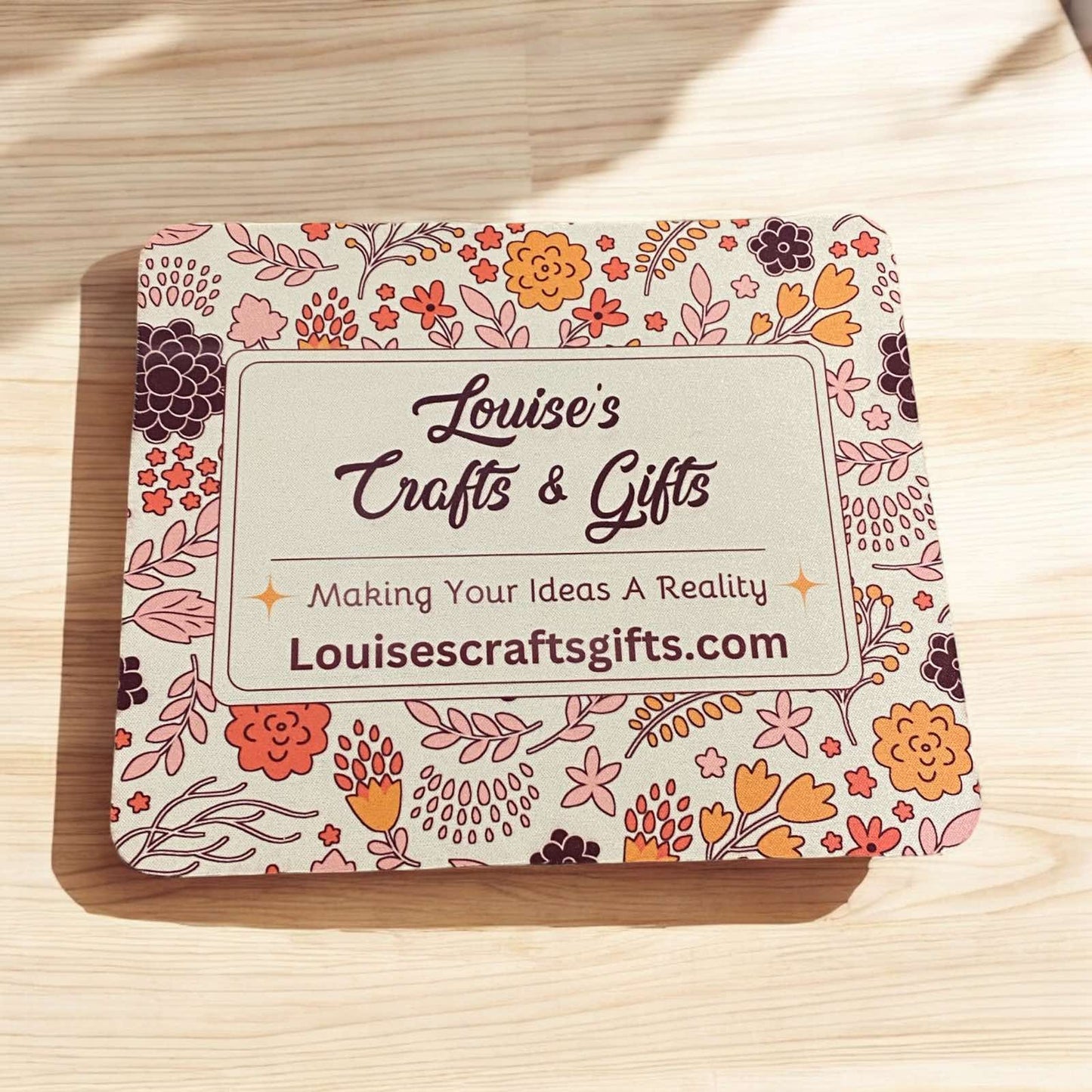 Personalised Custom Mouse Pad – Add Your Own Image, Text, or Logo!