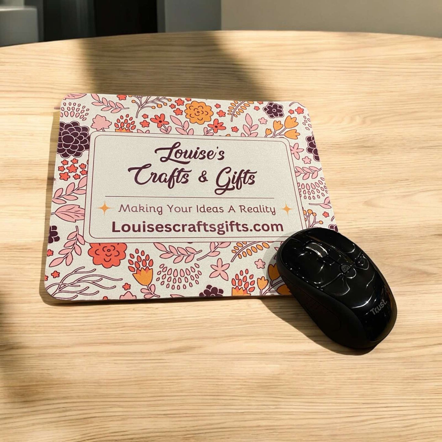 Personalised Custom Mouse Pad – Add Your Own Image, Text, or Logo!