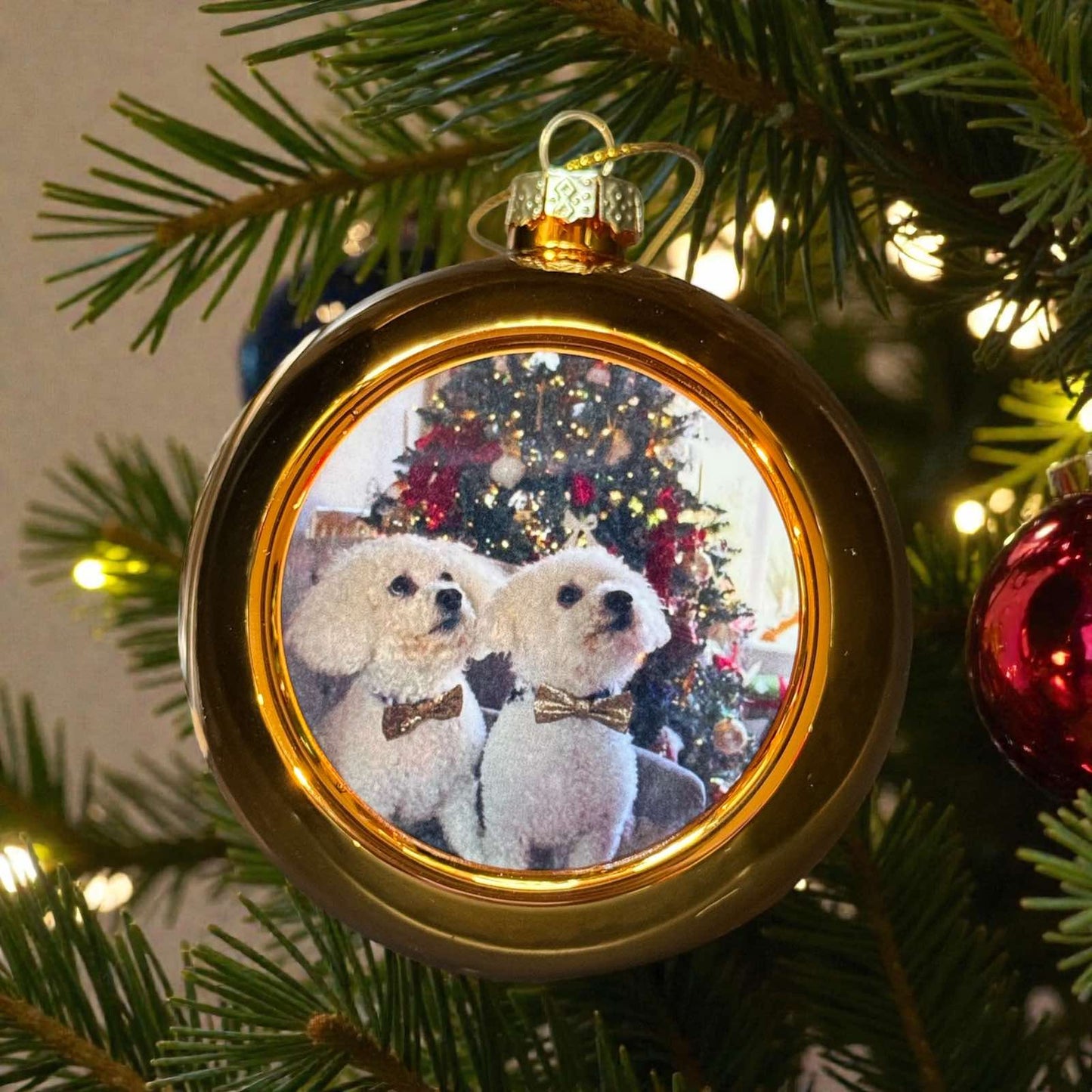Personalised Photo Christmas Bauble