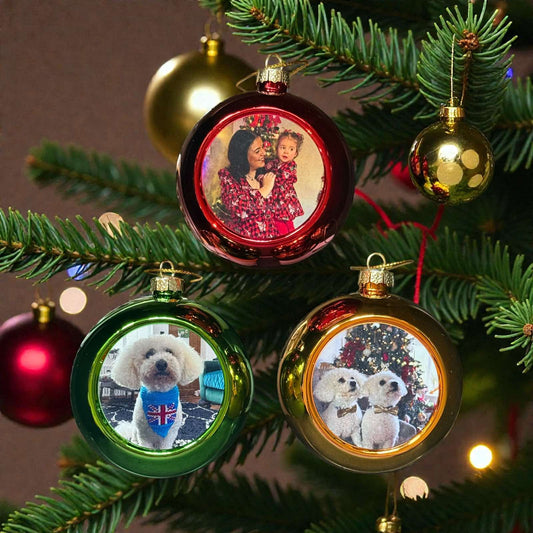 Personalised Photo Christmas Bauble