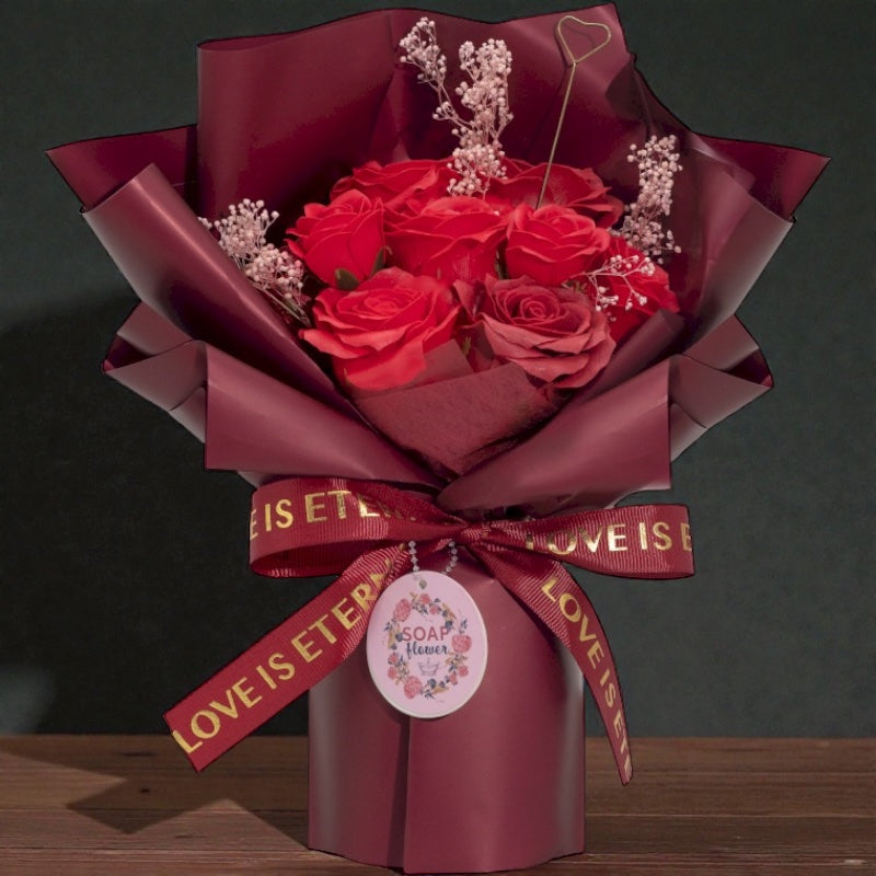 Red Roses Soap Bouquet